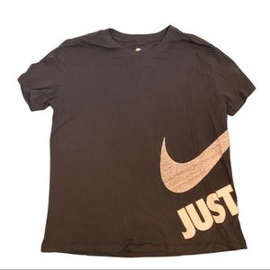 Nike Black Just Do It Logo Tee Shirt M